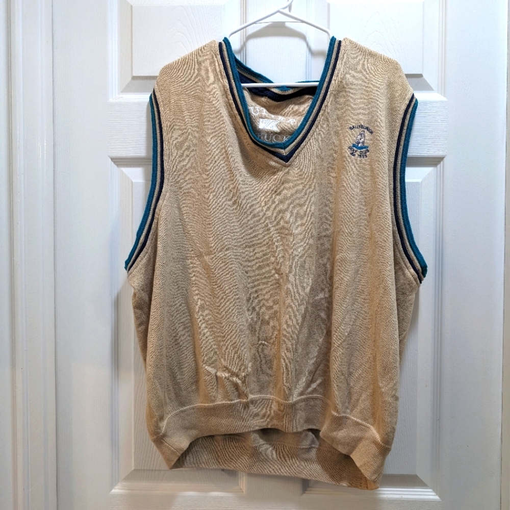 Ballybunion Golf Club Cutter and Buck Knit Golf Sweater Vest